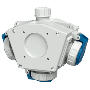 DELTA-BOX receptacle combination  Plastic IP68