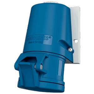 Wall mounted receptacle with TwinCONTACT  16 A - 32 A IP44