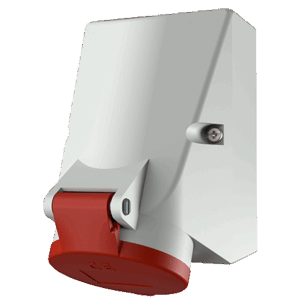 Wall mounted receptacle  16 A - 32 A IP44
