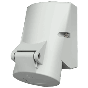 Wall mounted receptacle  16 A IP44