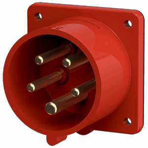 Panel mounted inlet  16 A IP44