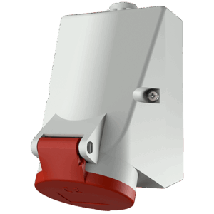 Wall mounted receptacle CEEplus  16 A IP44